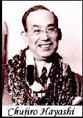 A portrait of Chujiro Hayashi